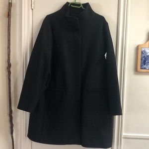 Old Navy Black funnel neck coat
